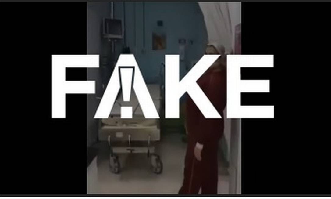 É FAKE que vídeo mostre hospital vazio na PB. Veja