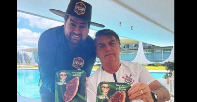 Bolsonaro fez churrasco com picanha de R$ 1799,00 o quilo