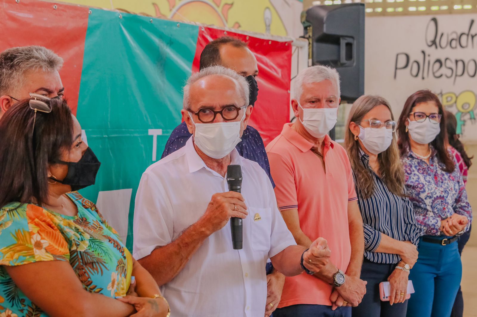 No Bairro das IndústriasCícero Lucena assina ordem de serviço para reforma da Escola Cantalice Leite Magalhães