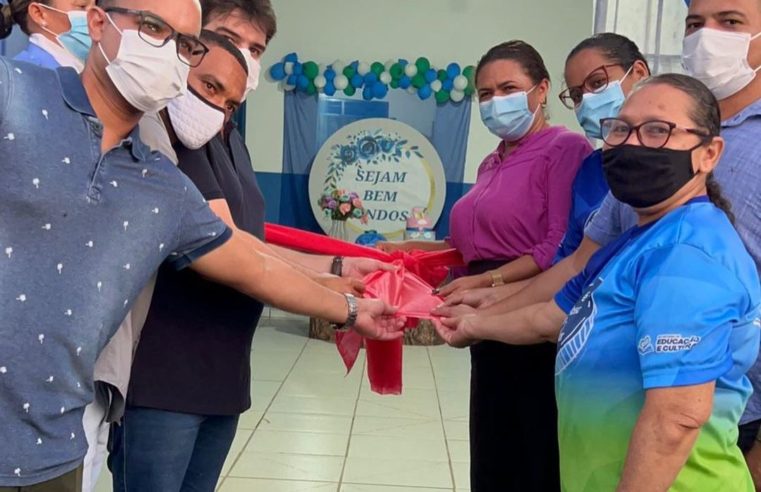 Prefeita de Pitimbu da Choque de Gestão e inaugura creche histórica com Eduardo Carneiro