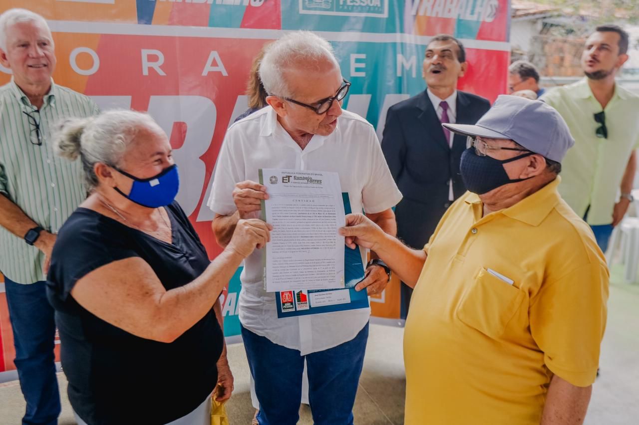 Habitação socialPrefeitura já entregou mais 1,2 mil títulos de propriedade de imóveis para moradores de João Pessoa