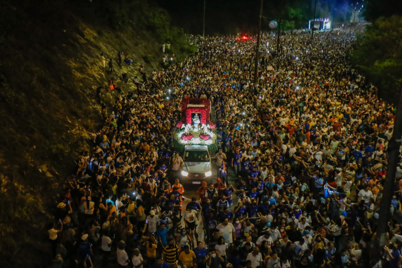 Devoção Romaria de Nossa Senhora da Penha reúne milhares de fiéis em retomada após início da pandemia