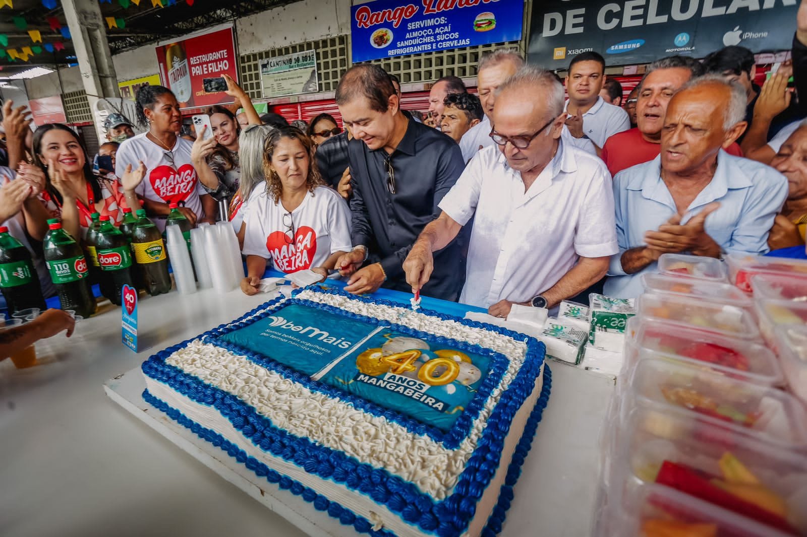 40 anos do bairroCícero Lucena inicia maratona de  reestruturação da coberta do Mercado Público mangabeira