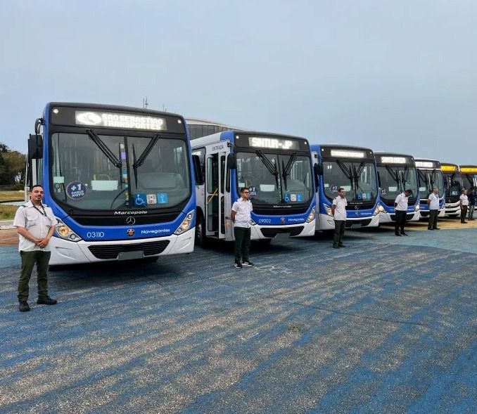 Prefeitura e Sintur entregam mais 12 ônibus novos para melhorar a qualidade do transporte público coletivo de João Pessoa